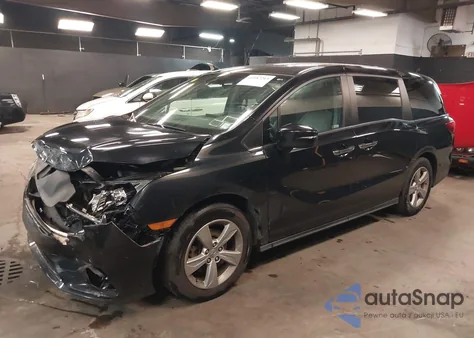 2019 Honda Odyssey Ex-L из США, поврежденный, VIN 5FNRL6H71KB083154